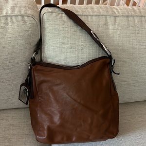 Ralph Lauren Brown Leather Purse/ Hobo Bag